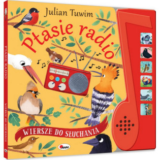 PTASIE RADIO wiersz do słuchania książka z panelem dźwiękowym Julian Tuwim wyd. AWM