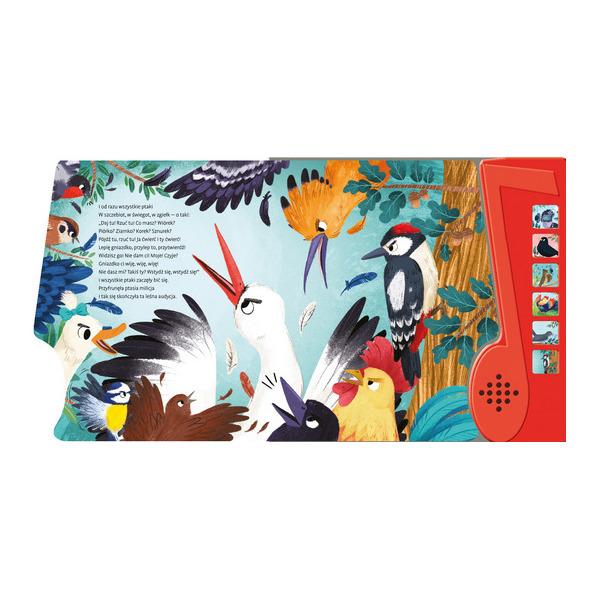 PTASIE RADIO wiersz do słuchania książka z panelem dźwiękowym Julian Tuwim wyd. AWM