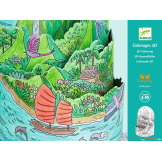 Kolorowanki 3D NA SZCZYCIE... MOJEJ WYSPY Djeco 8+