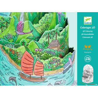Kolorowanki 3D NA SZCZYCIE... MOJEJ WYSPY Djeco 8+