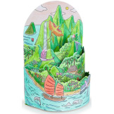 Kolorowanki 3D NA SZCZYCIE... MOJEJ WYSPY Djeco 8+