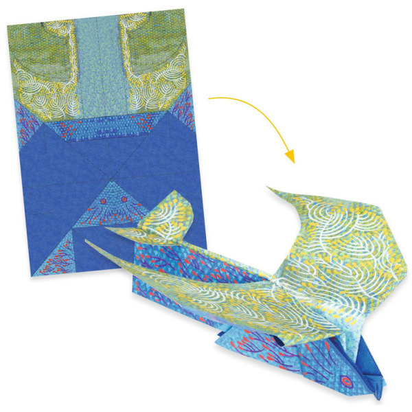 SKRZYDŁA origami zestaw kreatywny Djeco 7+