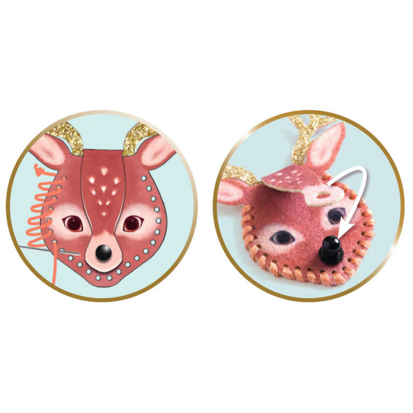 SEKRETNE NASZYJNIKI zestaw kreatywny zrób to sam biżuteria Djeco 7+