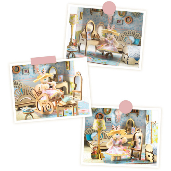 ALBA mini domek MI HOUSE zrób to sam zestaw kreatywny Djeco 8+