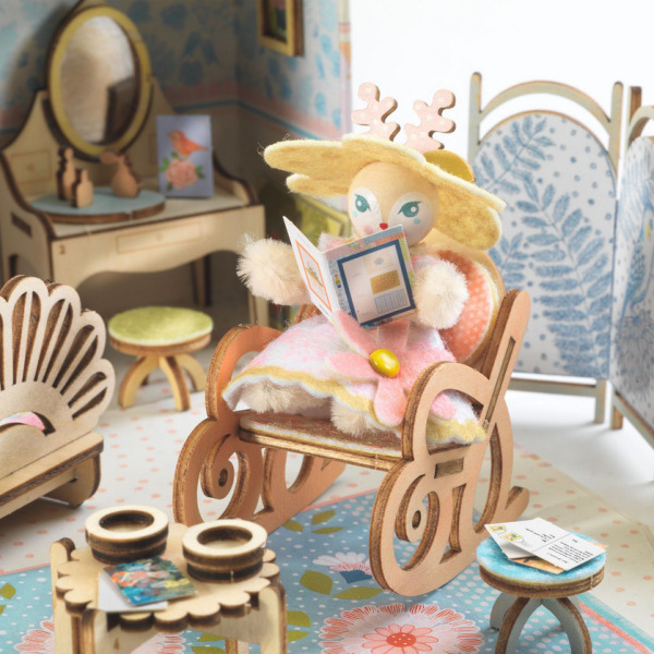 ALBA mini domek MI HOUSE zrób to sam zestaw kreatywny Djeco 8+