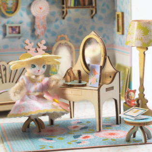 ALBA mini domek MI HOUSE zrób to sam zestaw kreatywny Djeco 8+