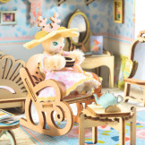 ALBA mini domek MI HOUSE zrób to sam zestaw kreatywny Djeco 8+