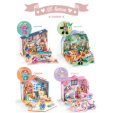 ALBA mini domek MI HOUSE zrób to sam zestaw kreatywny Djeco 8+