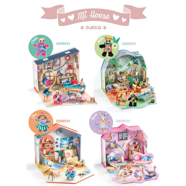 ALBA mini domek MI HOUSE zrób to sam zestaw kreatywny Djeco 8+