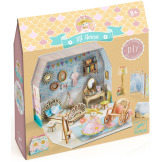 ALBA mini domek MI HOUSE zrób to sam zestaw kreatywny Djeco 8+