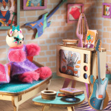 STELLA mini domek MI HOUSE zrób to sam zestaw kreatywny Djeco 8+