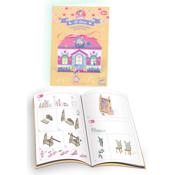 ROSIE mini domek MI HOUSE zrób to sam zestaw kreatywny Djeco 8+