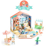 MIA mini domek MI HOUSE zrób to sam zestaw kreatywny Djeco 8+