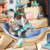 MIA mini domek MI HOUSE zrób to sam zestaw kreatywny Djeco 8+