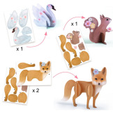 ZACZAROWANY LAS zestaw artystyczny 6 w 1 kreatywny Djeco 6+