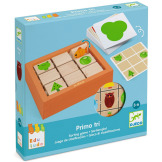 PRIMO TRI drewniana układanka obrotowa Touranimo Djeco 3+