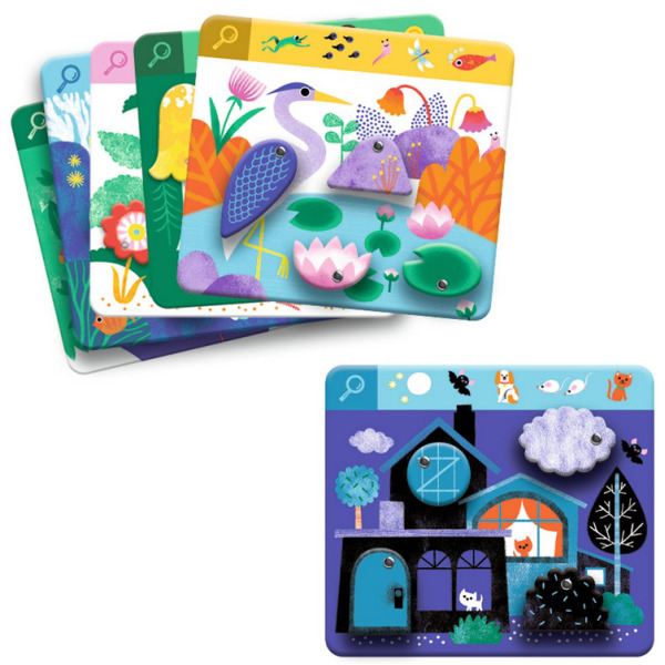 ANIMO gra obserwacyjna na spostrzegawczość szukaj i znajdź Djeco 3+