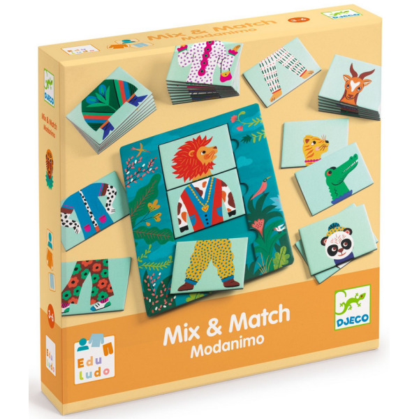 MODANIMO układanka ubieranka Eduludo Djeco 3+