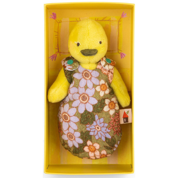 Kaczuszka BEBE RITA przytulanka w uroczym śpiworku LES MINOUCHKAS Moulin Roty 10msc+
