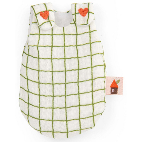 Króliczek BEBE NINE przytulanka w uroczym śpiworku LES MINOUCHKAS Moulin Roty 10msc+