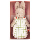 Króliczek BEBE NINE przytulanka w uroczym śpiworku LES MINOUCHKAS Moulin Roty 10msc+