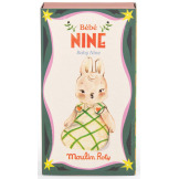 Króliczek BEBE NINE przytulanka w uroczym śpiworku LES MINOUCHKAS Moulin Roty 10msc+