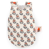 Słonik BEBE PABLO przytulanka w uroczym śpiworku LES MINOUCHKAS Moulin Roty 10msc+