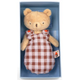 Miś BEBE EMILE przytulanka w uroczym śpiworku LES MINOUCHKAS Moulin Roty 10msc+