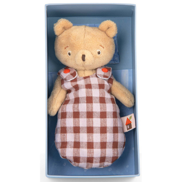 Miś BEBE EMILE przytulanka w uroczym śpiworku LES MINOUCHKAS Moulin Roty 10msc+
