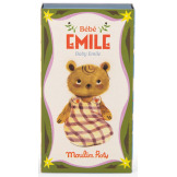 Miś BEBE EMILE przytulanka w uroczym śpiworku LES MINOUCHKAS Moulin Roty 10msc+
