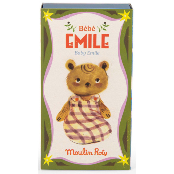 Miś BEBE EMILE przytulanka w uroczym śpiworku LES MINOUCHKAS Moulin Roty 10msc+