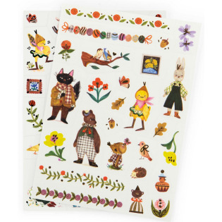 LES MINOUCHKAS tatuaże zmywalne dla dzieci 57 szt. Moulin Roty 3+