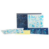 KONSTELACJA Les Jardin du Moulin kalkomania z plakatem zestaw kreatywny Moulin Roty 6+