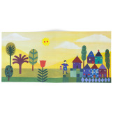 LES COMETES FILANTES kalkomania zestaw kreatywny Moulin Roty 4+