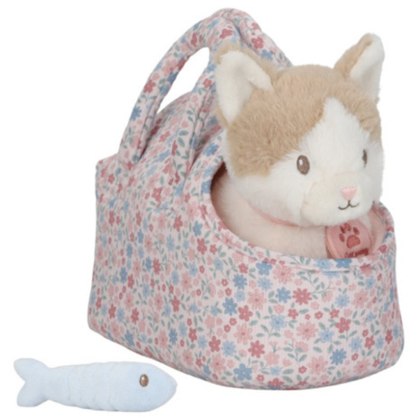 Marley PLUSZOWY KOTEK W TOREBCE przytulanka z akcesoriami Little Dutch 12m+