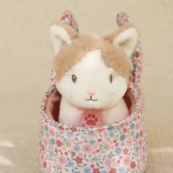 Marley PLUSZOWY KOTEK W TOREBCE przytulanka z akcesoriami Little Dutch 12m+