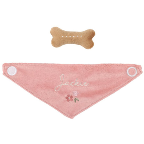 Jackie PLUSZOWY PIESEK W TOREBCE przytulanka z akcesoriami Little Dutch 12m+