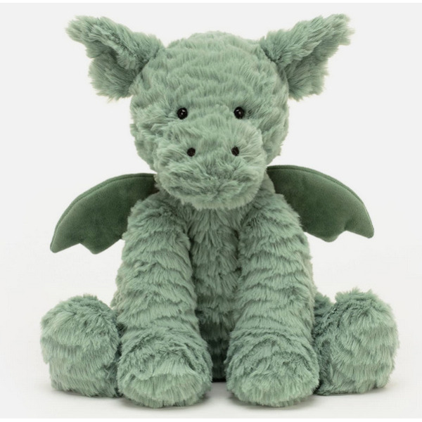 SMOK SŁODZIAK zielona przytulanka 23 cm Fuddlewuddle Jellycat 0+