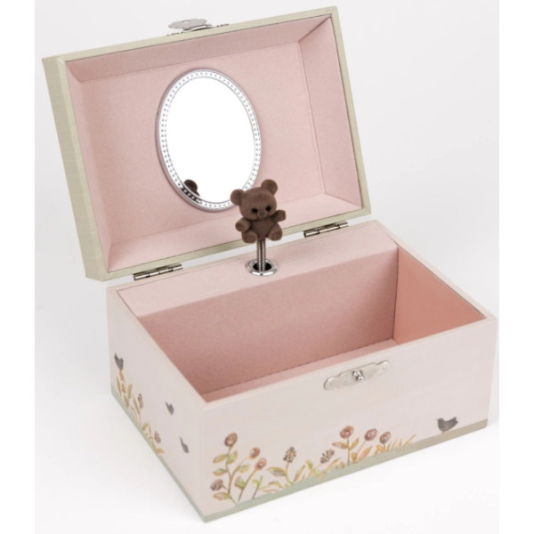 4 PORY ROKU pozytywka z misiem szkatułka na biżuterię Egmont Toys 3+