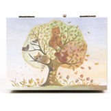 4 PORY ROKU pozytywka z misiem szkatułka na biżuterię Egmont Toys 3+