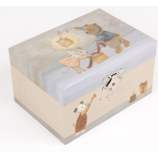 PRZYJACIELE pozytywka z misiem szkatułka na biżuterię Egmont Toys 3+