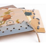 PRZYJACIELE przeplatanka sznurowanka Egmont Toys 3+