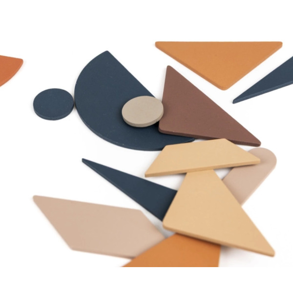 DREWNIANE KSZTAŁTY układanka figury do układania Egmont Toys 3+