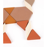 DREWNIANE FIGURY układanka kształty do układania Egmont Toys 3+