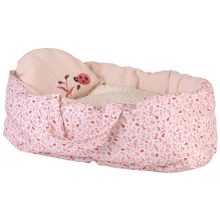 BIEDRONKI duże różowe nosidełko dla lalki z pościelą Egmont Toys 3+