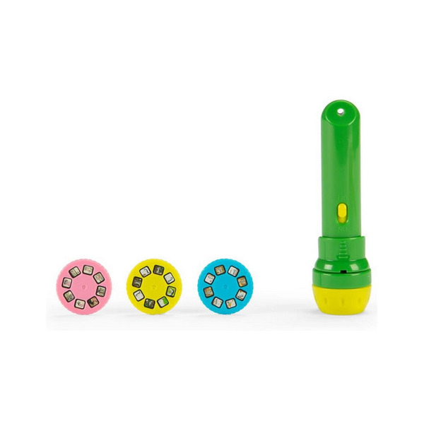 PRZYGODY WILKA projektor latarka ze slajdami Moulin Roty 4+