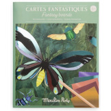 DOOKOŁA ŚWIATA zestaw kreatywny z folią transferową 6 obrazków Moulin Roty 6+