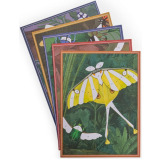 DOOKOŁA ŚWIATA zestaw kreatywny z folią transferową 6 obrazków Moulin Roty 6+