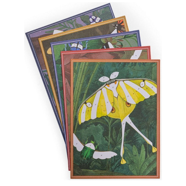 DOOKOŁA ŚWIATA zestaw kreatywny z folią transferową 6 obrazków Moulin Roty 6+