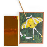 DOOKOŁA ŚWIATA zestaw kreatywny z folią transferową 6 obrazków Moulin Roty 6+